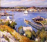 Willard Leroy Metcalf Canvas Paintings - Gloucester Harbor